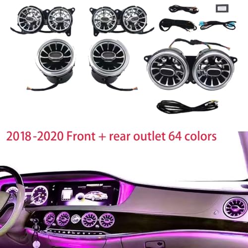 Lumière Ambiante LED Benz Classe S W222 Aérations Buse 64 Couleurs