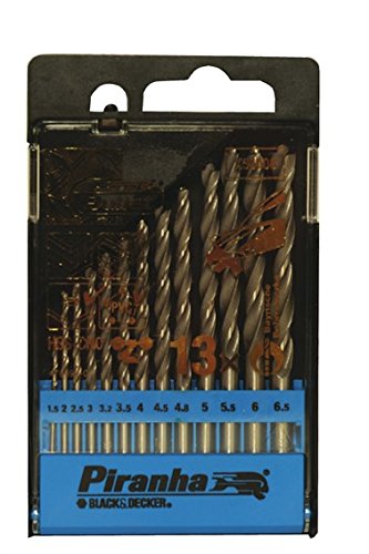 Preisvergleich Produktbild Piranha Metallbohrer HSS-CNC Hi Tech Bullet Bohrersatz (13 Stück) X56008-QZ
