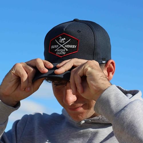 Casquette de baseball réglable Surf Monkey pour éviter la chaleur et les cheveux dans les yeux