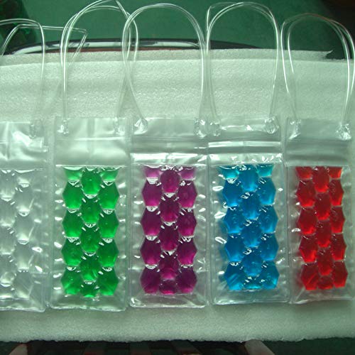 YARNOW Bolsa para vinho congelável, bolsa para vinho champanhe, refrigerador de garrafa de vinho em