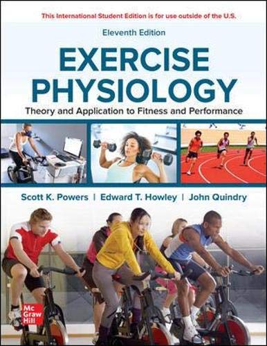 ISE Exercise Physiology: Theory and Application to Fitness and Performance (ISE HED B&B PHYSICAL EDU