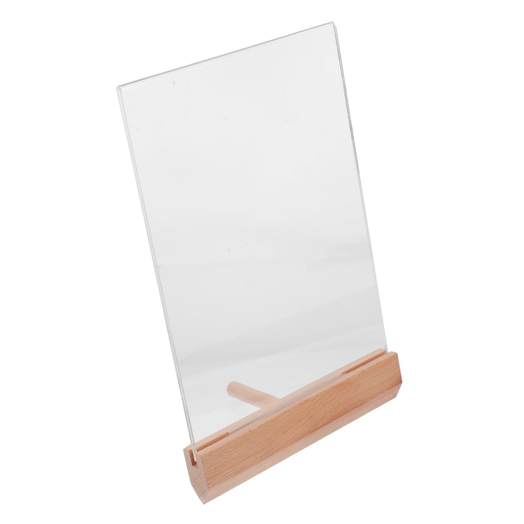 HEALEEP A5 Honor Certificate Box Certificate Display Holder Sign Holder with Base Photocard Holder Acrylic Picture Holders for Tables Acrylic Display Stand Tabletop Holder Diploma Holder