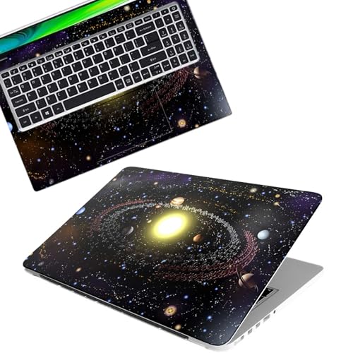Image of Galaxsia Universe D4 Full Body Vinyl Laptop Skin /Sticker /Cover Upto 15.6 Inches Laptops Laminated-Removable-HD Quality Compatible for Hp-Dell-Sony-Lenovo-Asus etc.(15x10 Inches)