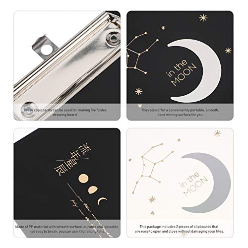 STOBOK A4 Prancheta Prancheta De Plástico Com Laço de Suspensão Leve Resistente E Durável Cartão Pas