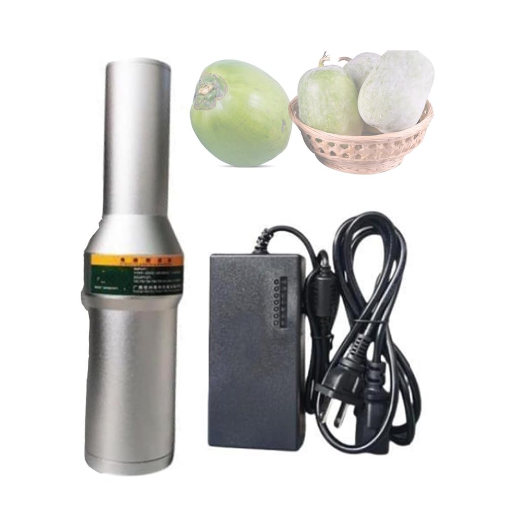 FHRKA Stainless Steel Electric Sugarcane Peeler, Electric Sugar Cane Peeler Peeling Machine Coconut Tool for Coconut, Winter Claw