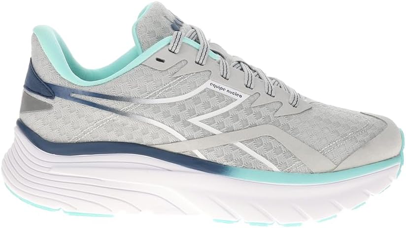 Diadora Womens Equipe Nucleo Running Sneakers Shoes - Blue, Grey
