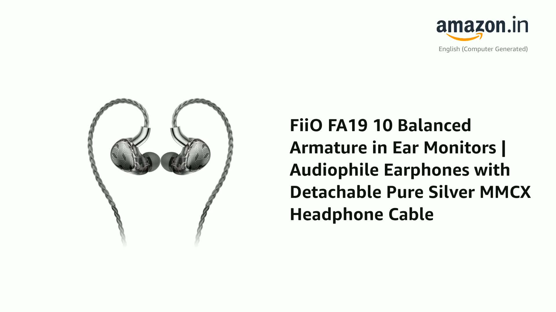 FiiO FA19 10 Balanced Armature in Ear Monitors | Audiophile