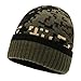 Cappello Berretto Beanie Hat Cappelli Berretto Invernale Lavorato A Maglia Mimetico Berretto Unisex Mantieni Caldo Berretto con Risvolto Vintage Addensare Peluche Donna Uomo Berretti Hat-Style_1