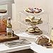 Plate Organizer for Cabinet Space Saver - Clear Acrylic Corner Shelf for Dishes, Bowls - 3-Tier Kitchen Cabinet Plate Organization, Dinner Plates Holder, and Small Shelf for Bathroom Storage