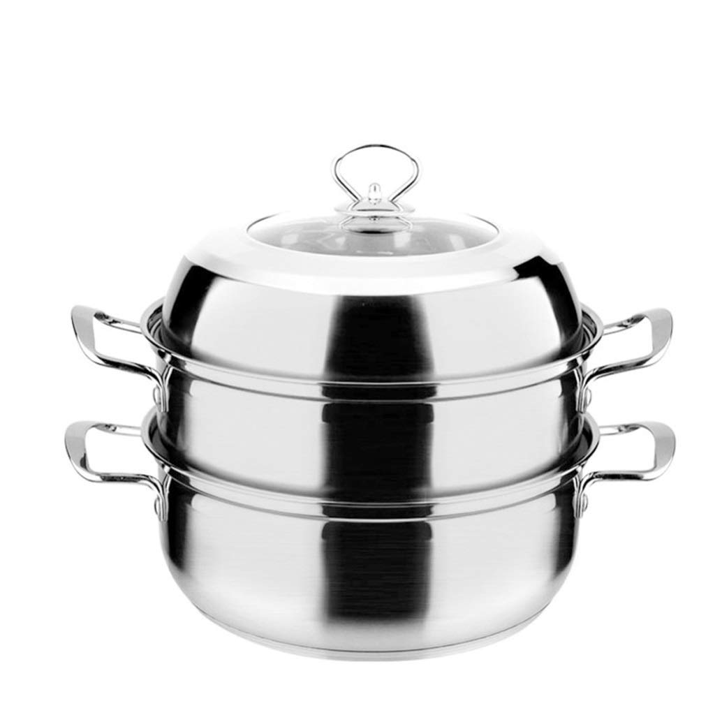 SaryEdge Bottom Steamer Stainless Steel Thick Multi-purpose Soup Pot,