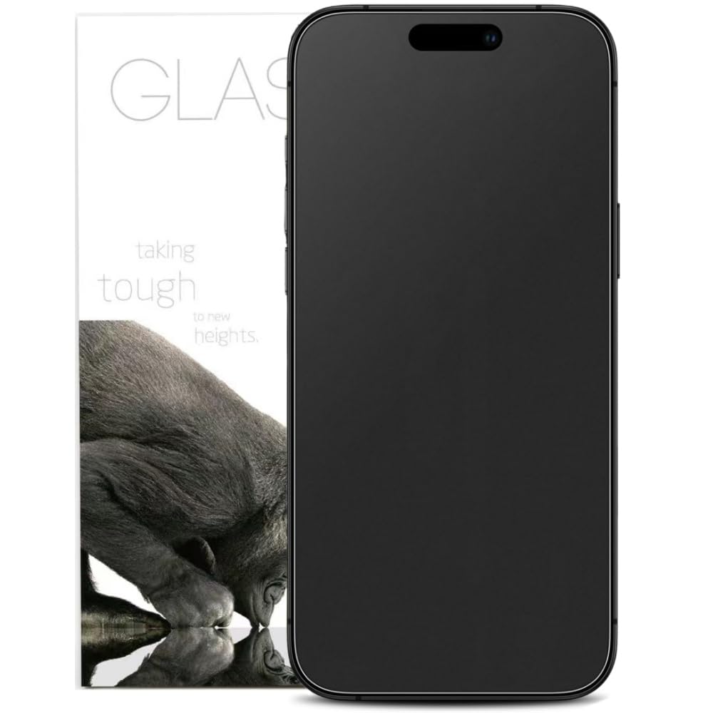 【360°覗き見防止 + アンチグレア】GAOYYDS 対応 iPhone 17/iPhone 16 Pro用 ガラスフィルム あらゆる角度のプライバシー保護フィルム 強化ガラス サラサラ タッチ感 指紋防止 反射防止 ゲームフィルム 日本旭硝子製素材 硬度9H 飛散/キズ防止 衝撃吸収 撥油性 疎水 対応 アイフォン17/16 プロ用 液晶保護フィルム