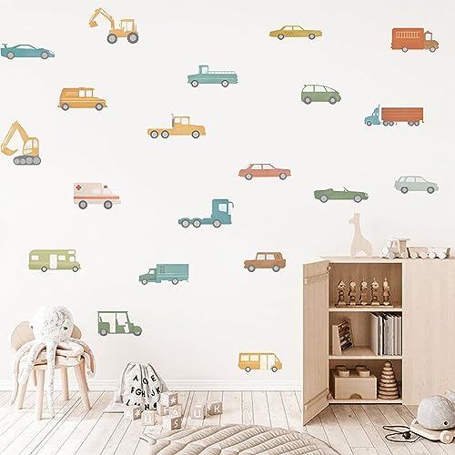 Vinilos decorativos para pared de autos y camiones miniatura 4