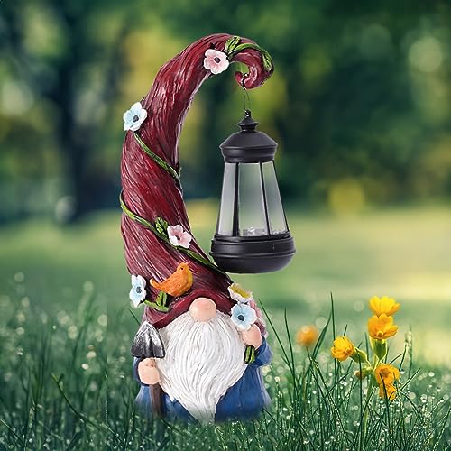 Gnome-Garden-Decor-Statue-Solar-Gnomes-Decorations-for-Yard-with-Lantern-Light-Outdoor-Decorations-for-Patio-Mom-Gift