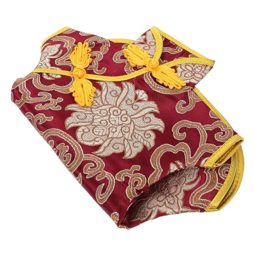 Alipis Portabotellas de Vino Cheongsam Chino Funda para Botella de Vino para Fiestas Temáticas y Regalos de Boda