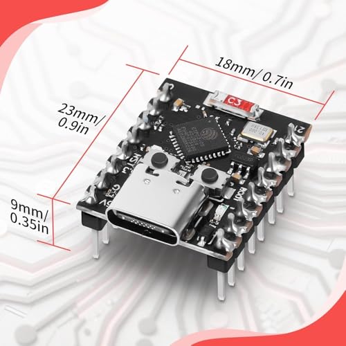 Image of ESP32-C3 Super Mini USB C-Type Development Board | Compact WiFi and Bluetooth Board | Ideal for IoT and Embedded Projects (Pre-Loaded with Tested Code)