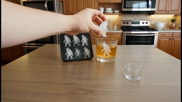 Molde de hielo de silicona con forma de pie, 6 cavidades miniatura 7