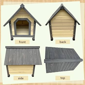 Zuzu　犬小屋　屋外　木造 屋外用 木製犬小屋｜お掃除カンタン片屋根犬舎｜アークランズ