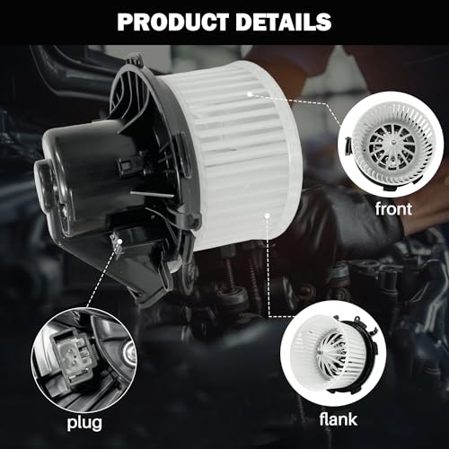 Image of Front 700319 AC Heater Blower Motor Fan Fit for Mercedes-Benz Sprinter 2500 3500 Sprinter 2010-2018, for Mercedes-Benz Sprinter 3500XD 2018 835610764