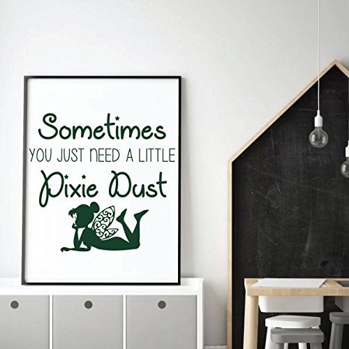 Vinilo decorativo Fairy Wall Decor con texto y acabado mate miniatura 6