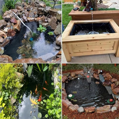 Bâche de bassin 7x10m noire en PVC flexible de 0,12mm pour bassins et cascades - 8