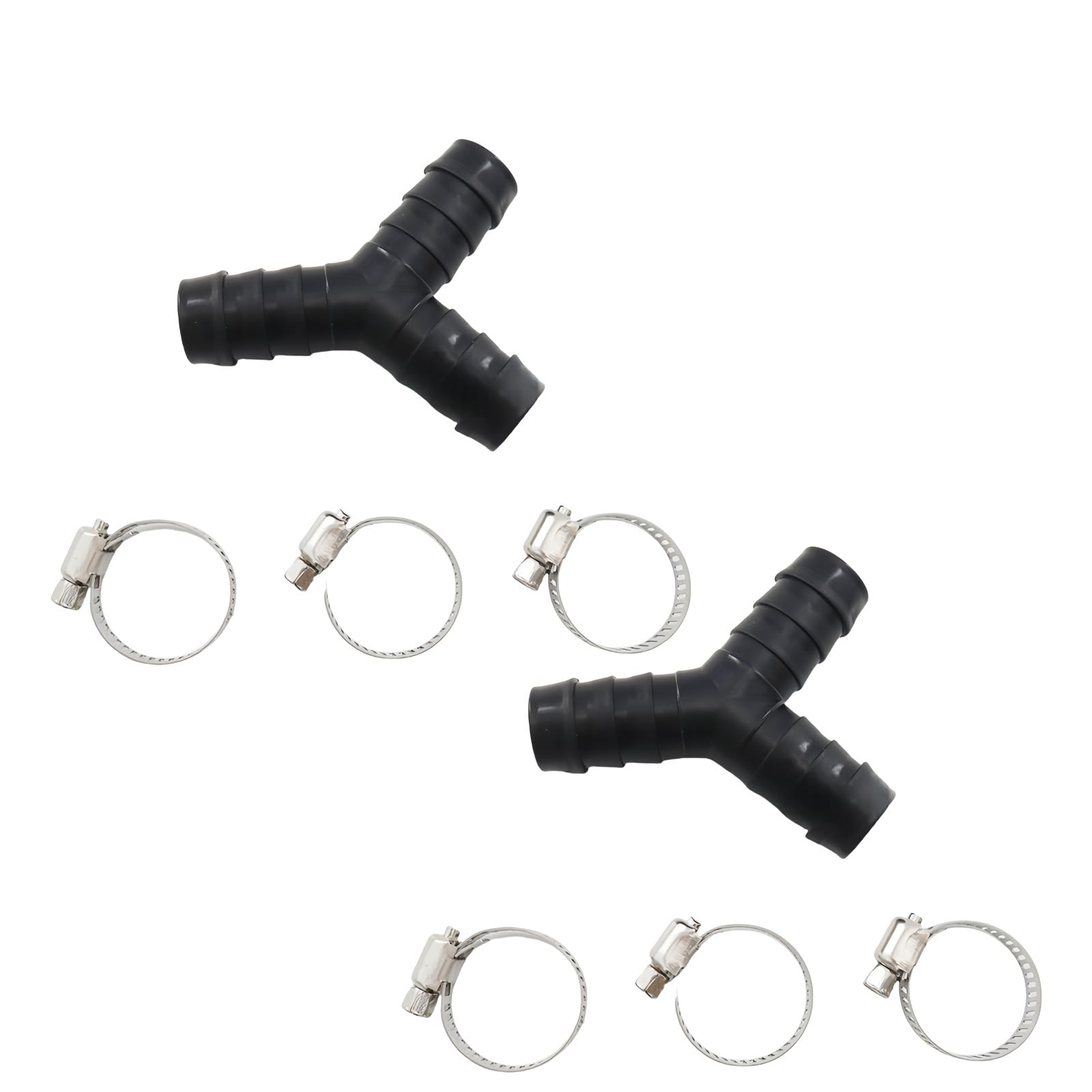 Tfaoys Black Drainpro Y Type Washing Machine Drainage Tube Leak Fits Multiple Appliances, Great For Home Laundry Setups Y Branch Drain Hose