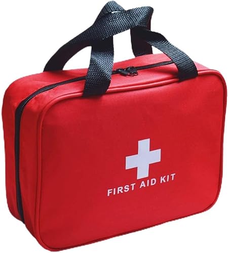 MTGHYARE Bolsa vacía para botiquín de primeros auxilios, bolsa vacía de primeros auxilios, bolsa compacta de supervivencia para medicina en casa,