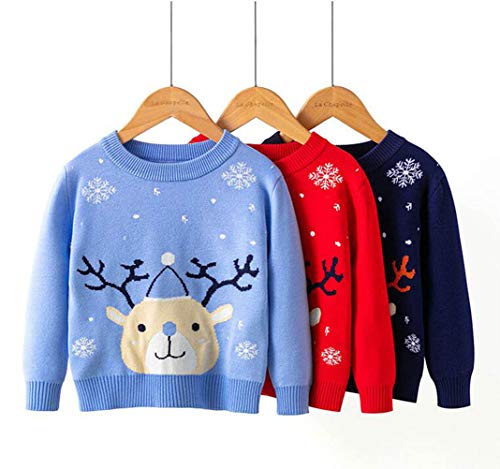 Nemopter Maglione da ragazzo, con stampa a maglia