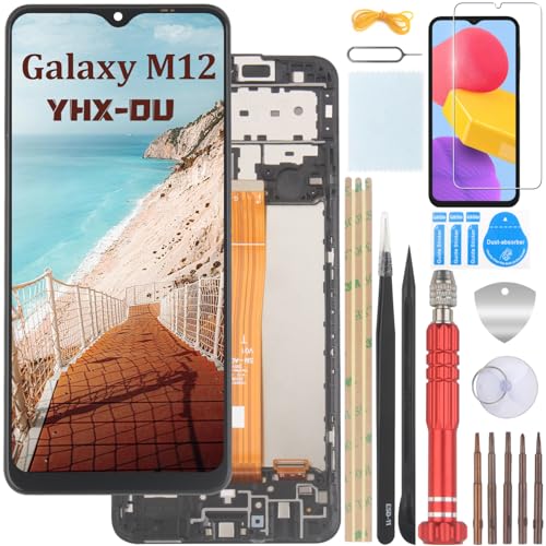 【Schermo di alta qualità per Samsung Galaxy M12】: Lo schermo ha un'elevata luminosità, funzione touch con sensibilità 3D.Ogni schermo è stato testato molto prima della spedizione per garantire che funzioni bene sul tuo dispositivo.