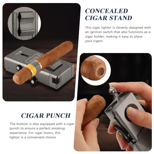 Encendedor para cigarros múltiple LIHTUN con cortador miniatura 4