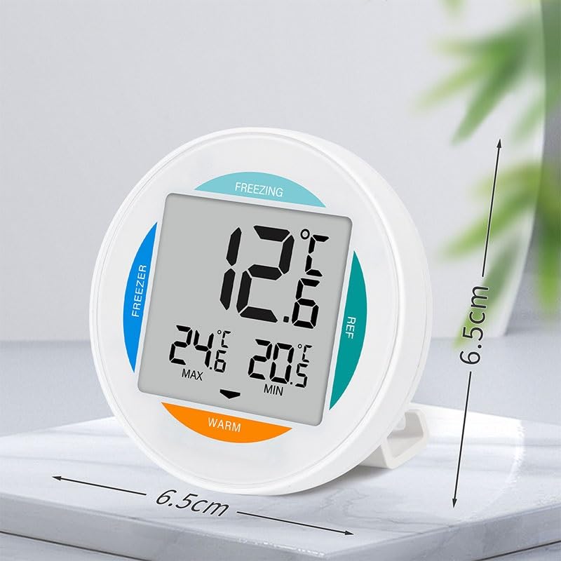 Refrigerator Thermometer with Hook for Home Use Indoor