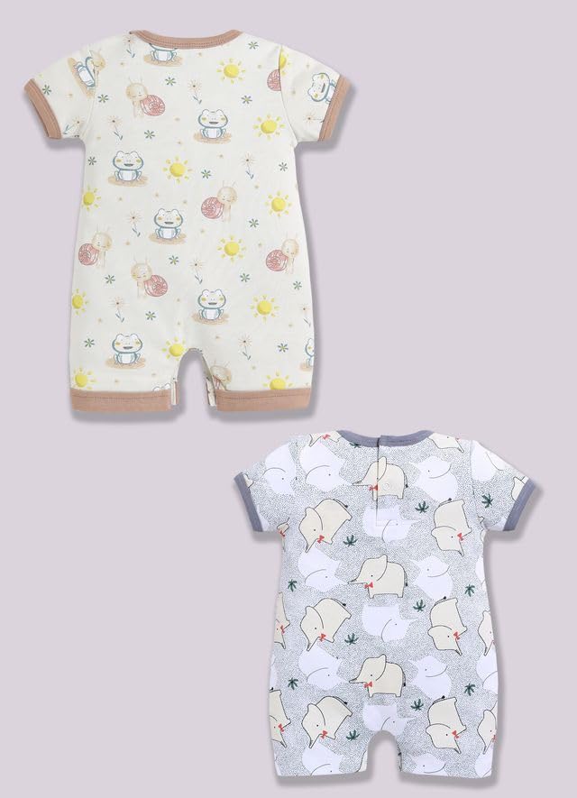 Image of BABYGO Baby Rompers Pack of 2