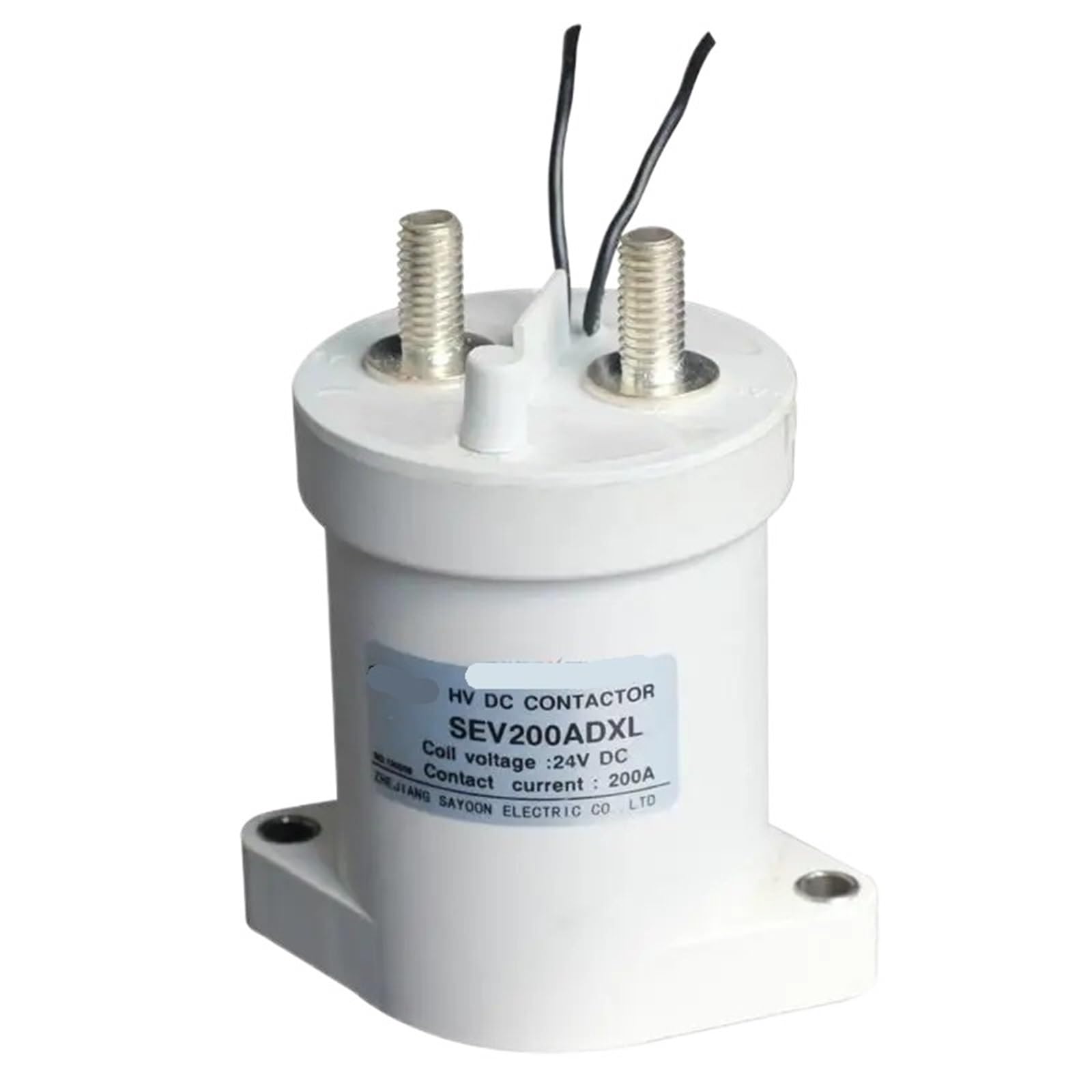 NVSFZGIYG High Voltage 5-1000V 200A DC Contactor Power Relay SEV200ADXL Coil 12V 24V 36V 48V 60V 72V for Charging Piles Car(Coli voltage 72VDC)