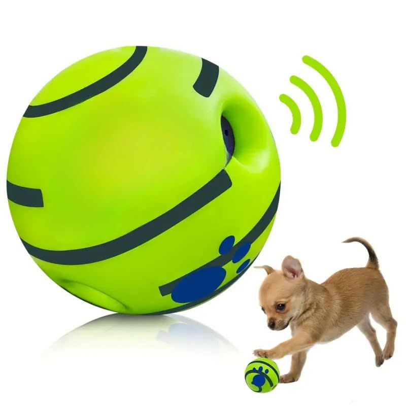 KittuPet 1 pcs Giggle Ball for Dogs Small Funny Wiggle Ball Dog Toys Interactive Dog Toys for Boredom Small Dog Squeaky Balls for Puppy Large Breeds Dogs Pug to Keep Them Busy Green Color Large (B0DB56QFS7) Amazon Price History, Amazon Price Tracker