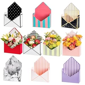 Elsjoy Set of 10 Florist Bouquet En...