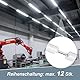 IEGLED 2er-Set LED Röhre 150 cm, 45W 5000LM Feuchtraumleuchte LED, 4000K Neutralweiß Deckenlampe mit Wasserfest IP65, Deckenleuchten als Wandlampe, Deckenlampe Schlafzimmer, Bürodeckenleuchten