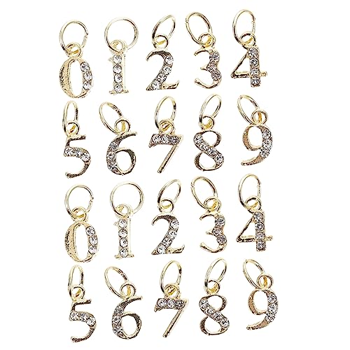 Healeved 20Pcs Decorative Nail Decors Wear Resistant Removable Nail Charms for Unique Nail Art Mixed Style Charms for Creative Nail Decoration