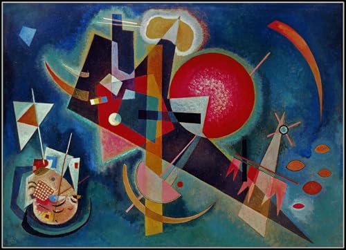 Impression d'art Kandinsky sur toile premium pour décoration murale