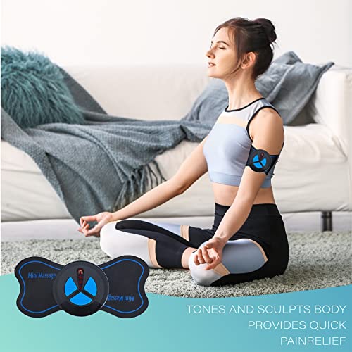 Zeyru Whole Body Massager Patch Neck Back Waist Arm Leg Pain, Neck Massager To Relieve Pain, Back Massager To Relieve Muscle Tension, Portable Mini Whole Body Massager-B1-11 #TOP1