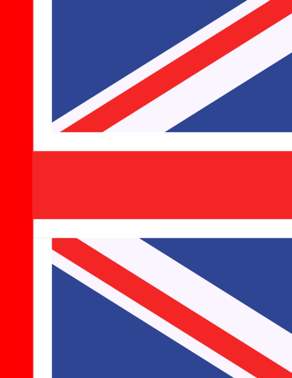 Union Jack Notebook: 8.5" x11" Lined British Flag Design Print Collectable British Souvenir Journal
