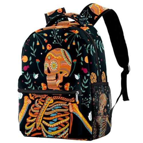 Sac à dos d'école grand volume 29.4x20x40cm avec poches latérales pour gourde et dossiers A4