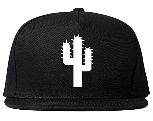Kings Of NY Cactus Logo Chest Snapback Hat Cap Black