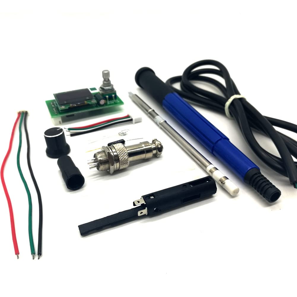 T12 kontroler OLED cyfrowa stacja lutownicza zestawy DIY z uchwytem zastosowanie do końcówek T12