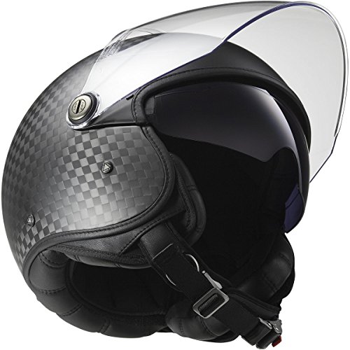 Ls2 Helmets Cabrio Carbon Open Face Motorcycle Helmet With Sunshield (Black, Small) #TOP4