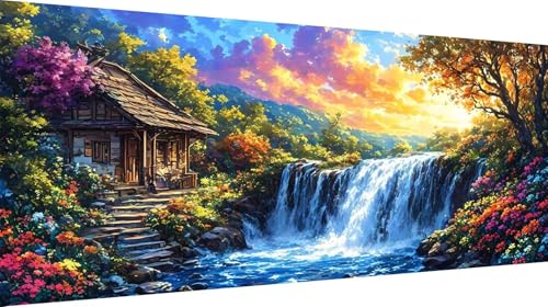Diamond Art Kits Complet Maison en Bois Cadeau Idéal pour Femme