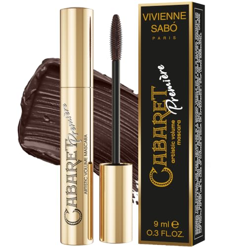 Best Mascara for Natural Look for Women Over 50: 10 Expert-Tested Formulas 2 Vivienne Sabó Cabaret Premiere Brown Mascara, Volume and Length, Defining, Curling, No Flaking, No Clumping, Smudge Proof, Washable, Cruelty-Free, Made in Europe, (05 Brown), 0.3 Fl Oz, 1 Pack