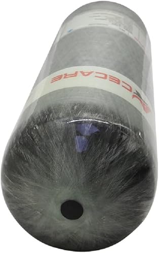 Miniatura 2 de Acecare Cilindro de fibra de carbono 4500Psi hilo de alta presión M18X1.5 Paintball Tanque para rifle de aire airgun