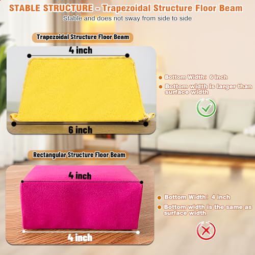 Image of Marfula 6 FT / 8 FT / 9 FT Folding Gymnastics Beam Foam Balance Floor Beam