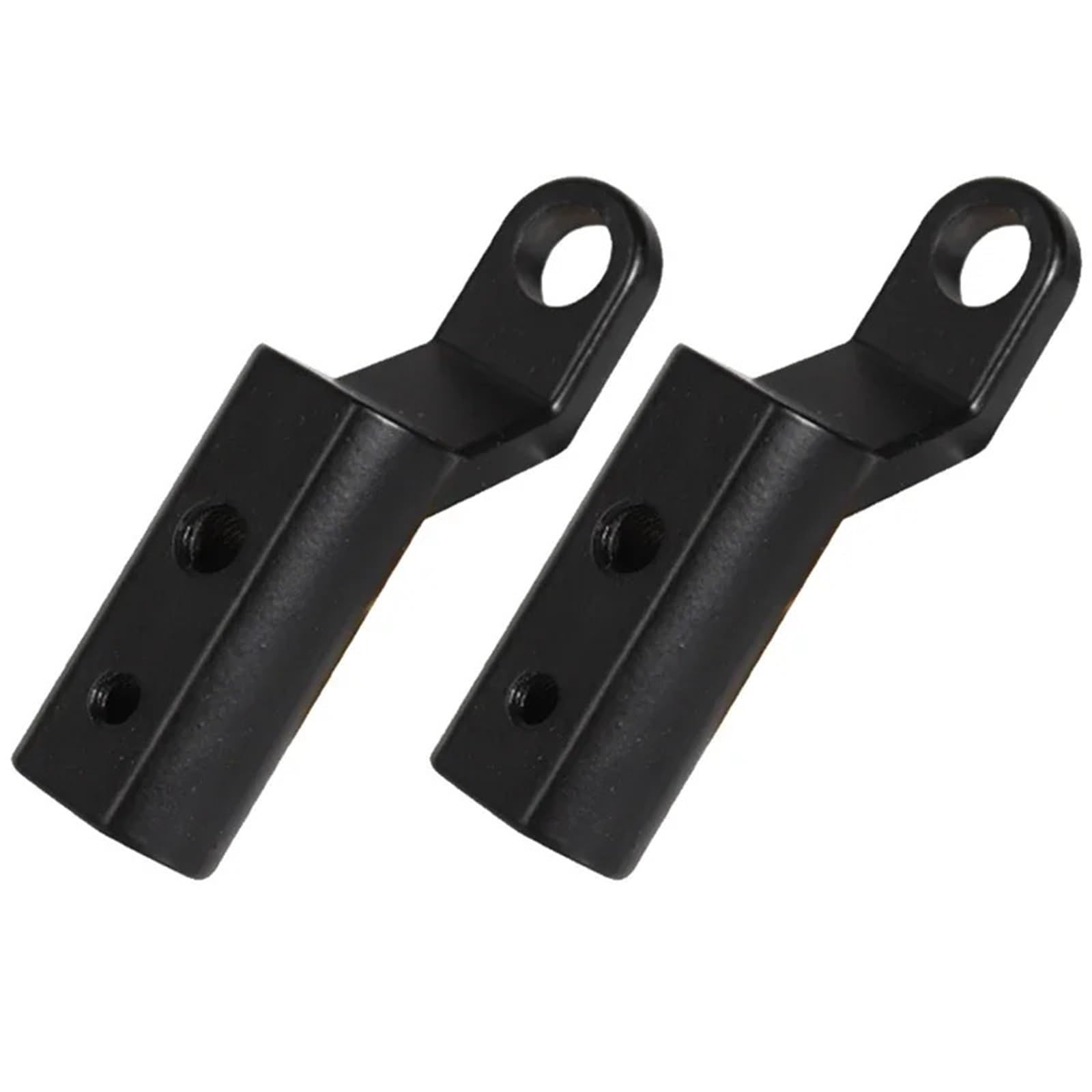 Poausjwy 2Pcs Rack Roll Cage Aluminum Alloy Motorcycle Spotlight Bracket Rearview Mirror Expander Holder Bike Motorbike Modification Accessories(2Pcs)