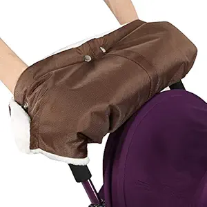 Stroller Hand Muff, Warm Hand Muff, Hand Protector Waterproof for Outdoor Travel(coffee)