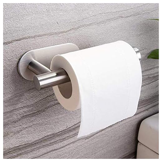 ZUNTO Portarrollos Baño Acero Inoxidable - Portarrollo para Papel Higiénico Autoadhesivo para Baños